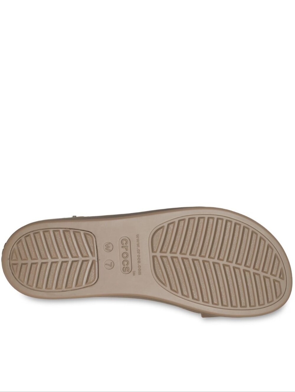 CROCS Brooklyn Platform Wedge Sandal- Latte - Picture 6 of 11